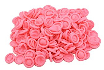 AituoWan 500 Pcs Industrial Use Latex Finger Cots to Prevent Static Industrial Safety Finger Cots Medical Protection Services Latex Finger Protectors Industrial Safety Finger Protectors (Pink)