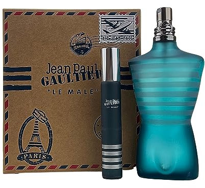 Le Male 2 Piece 125ml Eau De Toilette by Jean Paul Gaultier for Men Gift Set