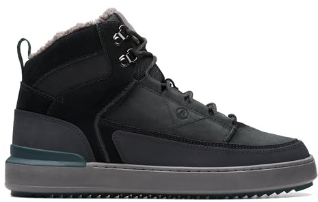 Clarks Herr Courtlitebt Wp ankelboots, Black Wlinedcomb, 44.5 EU