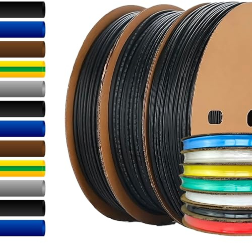 MarketConnect® Guaina Termorestringente Ø 12,7 mm, L 50mt • NERO • BOBINA 2:1