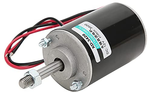 Moteur à Courant Continu à Aimant 12/24V 30W 12v, Moteur à Courant Continu à Couple élevé 3500/7000 Tr/min Moteur à Composants électriques Permanents Grand Couple CW/CCW pour