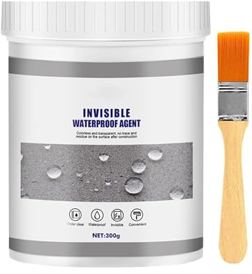 Invisible Waterproof Sealant Agent, Clear Water-Based Bonding & Insulating Coating, Anti-Leakage Sealant for Roofs, Walls, Cracks & Indoor & Outdoor Repairs, 10.5 oz