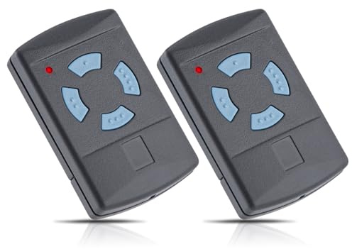 AKVF Telecommande Portail Compatible avec HSM4-868 HSE2-868 HS4-868 pour Boutons Bleus 868,3MHz Télécommande Porte Garage, Lot de 2
