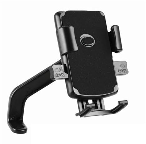 Motorrad Handy Halterung Universal-Telefonhalter Motorradhalterung Ständer GPS Mobile Handy-Unterstützung Multifunktionale Motortelefonhalter Fahrrad Handyhalterung(Black 01)