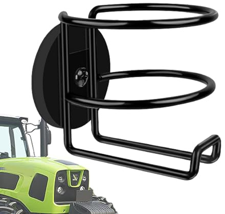 Magnetisk flaskhållare, magnetisk mugghållare, magnetisk mugghållare för traktor, magnetisk montering, rostfritt biltillbehör för robust dryck, anti-r dryckeshållare