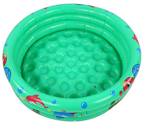 CFTGIW Piscine Gonflable Ronde pour Tout-Petits, Petite Piscine Gonflable Portative en G, pour la Maison, Intérieure et Extérieure, pour Enfants, Filles et Garçons, 90cm/35,4 Pouces,