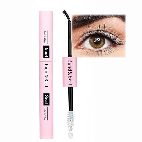 2-in-1 Lash Bond & Seal, Strong Hold Cluster Lash Glue for DIY Eyelash Extensions, Individual-Lashes Glue for Sensitive Eyes