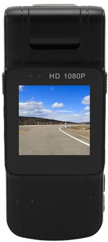Caméscope de Poche, Enregistreur Vidéo Portable avec Batterie 800 MAh pour Les Voyages (32GB)