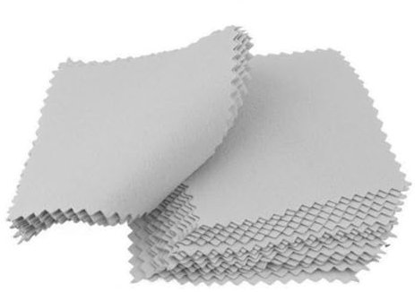 CIMAXIC 100pcs Wipe Cloths for Jewelry Wiping Cloths Silverware Polishing Microfibre Cleaning Jewelry Cleaner
