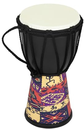 Afrikanische Handtrommel Ziegenhaut 4 Zoll Professionelle afrikanische Djembe Drum Folk Hand Drums Bongos Guter Klang Musikinstrument