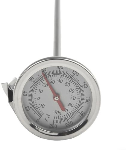 SMZhomeone Kompostthermometer, Edelstahl, Heimgartenwerkzeug, Feuchtigkeitsmesser, 50,8 cm lang, Messwerkzeuge, Temperaturbereich 0 ℃ - 120 ℃ für Gartenpflanzenpflege
