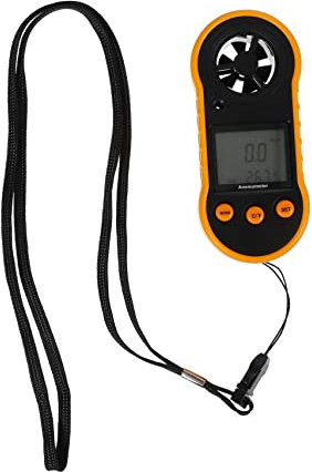 Toddmomy Medidor De Del Viento Anemómetro Paletas Para Hvac Función Luz De Ligero