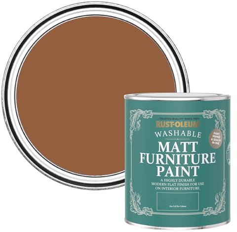 Rust-Oleum Furniture Paint in Matt Finish - Terracotta 750ml