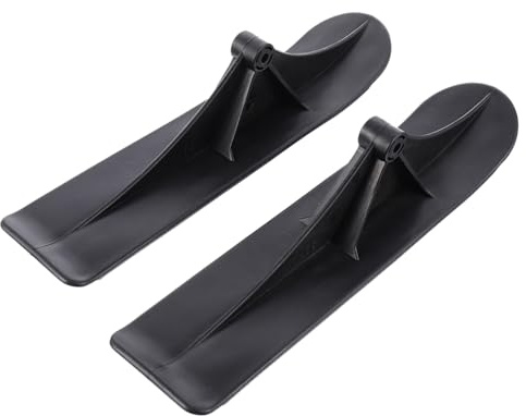 TOBBOMEY Schneeschlitten Roller Kit Aus Kältebeständigem Material Mit 125mm Rädern Für Kinder Kompatibel Mit Balance Autos Schnee Scooter Für Winterliche Aktivitäten Und Gleitende Schneefahrten
