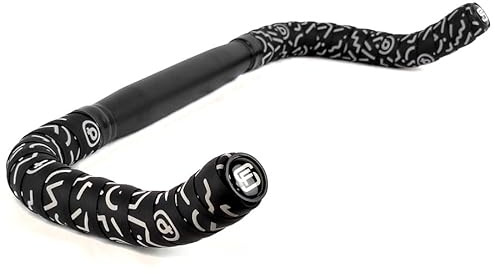 Santafixie Bullhorn Fahrradlenker 31,8 mm Aluminium 6061 T6 445 mm mit SNTFX SPECIAL Lenkerband für Fixie und Citybike (Reflective 80's)