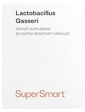 Lactobacillus Gasseri - Refuerza la Flora Intestinal - Sin OGM -SuperSmart | Probióticos para un Vientre Plano - Adelgazar - Ayuda a Perder Peso - 100% Vegetariano - Sin Gluten