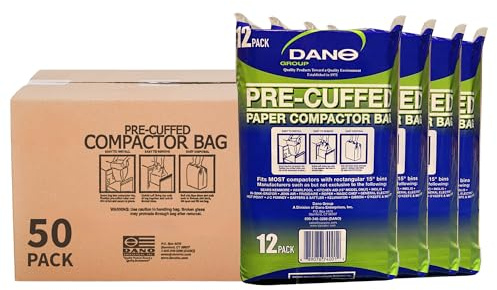Bolsas compactadoras predobladas (paquete de 50)