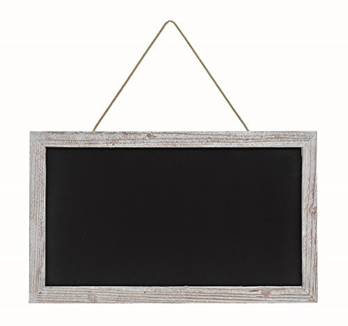 Geschenkestadl Große Kreidetafel Memotafel zur Beschriftung 63 x 38 cm Küchentafel Holzrahmen Tafel zum Hängen Wandtafel