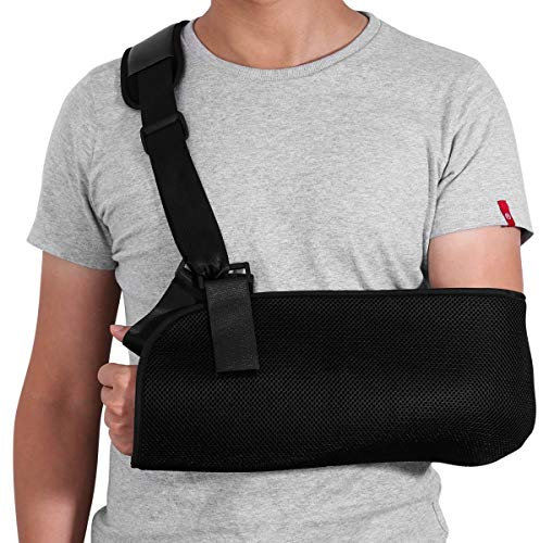 Healifty-Fascia per braccio regolabile immobilizzatore per polso e gomito per ossa rotte e fratturate