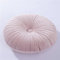 NatureMan Cuscino rotondo in velluto a forma di zucca, 35 cm, adatto per soggiorno, divano, letto, pavimento (rosa)