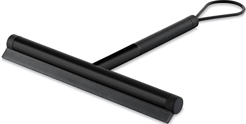 ZACK JAZ Badezimmer Wasserschieber 24x21,5 cm Schwarz