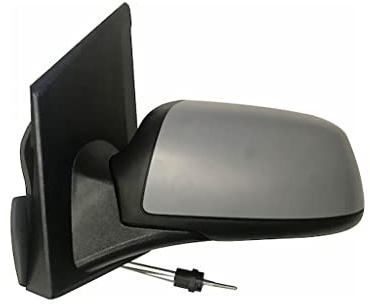 Rückspiegel hergestellt für Ford Fiesta von 2005 bis 2008. Links mechanische Seite mit verchromten Kabeln mit Primer 1452854