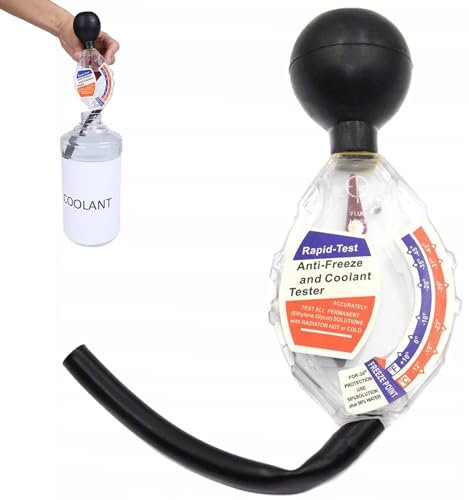 Auto Frostschutzprüfer Kühlmitteltester, Kühlmittel Tester Frostprüfer Detektor, Kühlerfrostschutz Messgerät Frostschutz Für Kühlsysteme, Hydrometer Antifreeze Tester Für Kraftfahrzeuge Zubehör