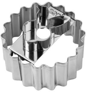Zenker Ausstecher Linzer Hasenkopf – Hochwertiger Edelstahl, 2in1 Motiv für kreative Linzer Plätzchen, Spülmaschinenfest, Design aus Deutschland, Silber