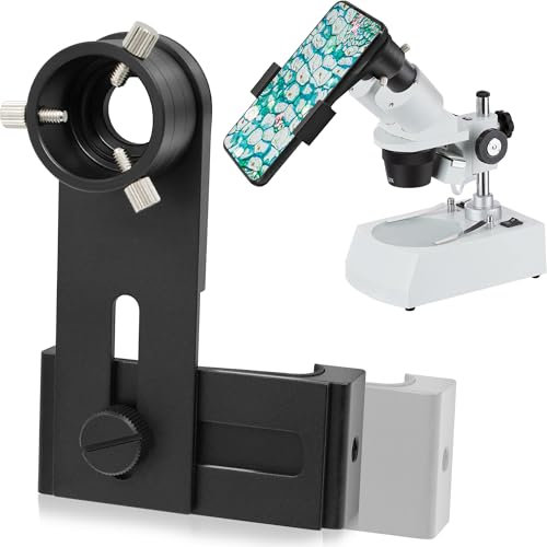 Tydeux Microscope Lens Smartphone Adapter- Smartphone Adapter is Easy to Align Eyepiece and Phone Camera - for Microscope Eyepiece Tube 16mm - 25mm