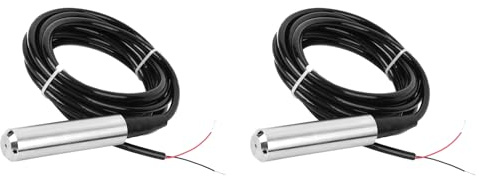 2st WaterSensor Probe TL-136 LiquidTransmitter 24VDC 4-20mA Utgång Vattentät Kabel Antiblockerande Vattensensor Flottörbrytare för Pump