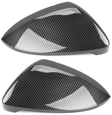 Auto-Rückspiegel für Schutzhüllen-Ersatz Für VW Für Golf MK7 MK7.5 GTI 7 Für Golf 7 R Für Touran L Für Golf 7 G Seitenflügelspiegel-Abdeckkappen Spiegelkappen 2 Stück Auto-Rückspiegel-Rückspiegel-Back