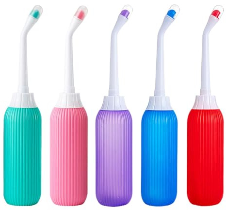 Lot de 4 flacons pulvérisateurs portables pour bidet de voyage, sac de rangement, bidet de voyage féminin, hygiène personnelle, bidet de voyage féminin
