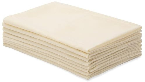 Yesaler Tela Filtrante Colador de Tela Paño de Filtro de Cocina para Colar Queso Leche de Almendras Zumos de Frutas 50x50cm 8 Piezas