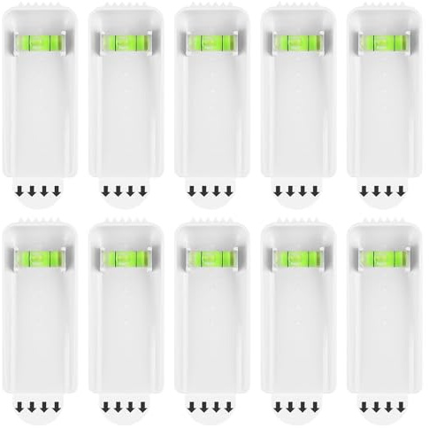 ZYEKIU Accroche Tableau Sans Percer 10 Pièces Accroche Cadre Sans Percer | Attache Cadre Crochet Tableau Amovible pour Accrochez des Cadres Photo des Décorations (3,7 × 8,4 cm)
