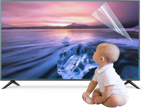 32-75 Pollici Matte TV Antiriflesso Film TV Screen Protector Anti Luce Blu No Bubble Anti-Scratch per LCD LED 4k OLED E QLED HDTV, 32in 698x392mm