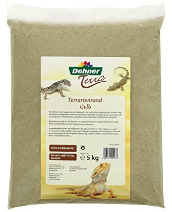 Dehner Terra Terrariensand, Körnung von 0.2 - 1 mm, 5 kg, gelb