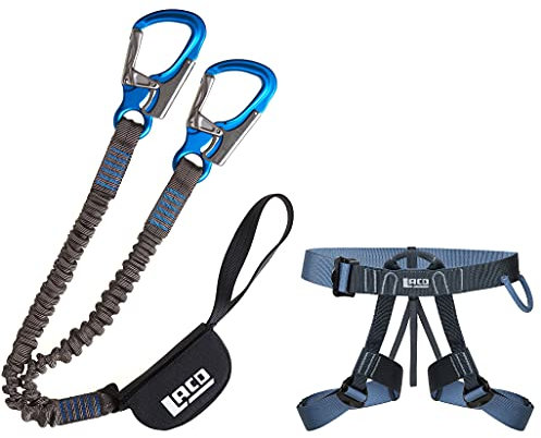 LACD Klettersteigset Pro Evo 3.0 blue + Klettersteiggurt Easy Exp