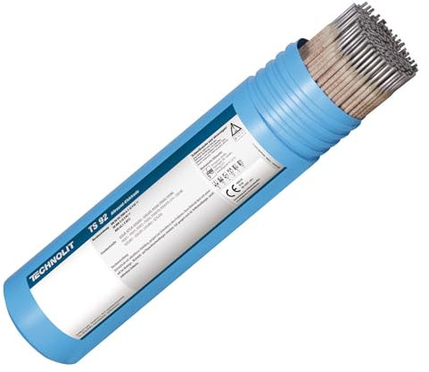 TECHNOLIT TS 92 Allround-Elektrode Stabelektrode Rutilzellulose - Schweißpositionen universell einsetzbar (5kg 2.5 x 350 mm)