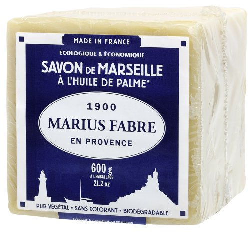 Marius Fabre 'Le Lavoir' - 600g echte Marseiller Kernseife aus 72% Palmöl (Würfelseife)
