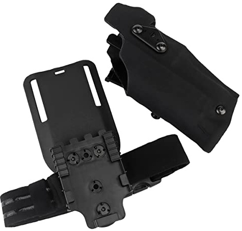 WLXW 6378RDS Fondina Duty per Glock 17/22 Surefire X300U con Sistema di Bloccaggio Automatico E Compatibilità con Mirino Red DOT - Mano Destra