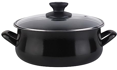 Cacerola black tapa vidrio 20 cm