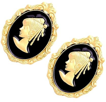 Vintage Brosche für Damen, Goldene Legierung, Partydekoration