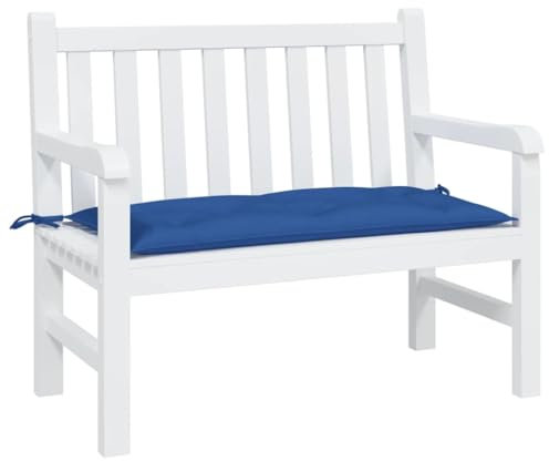 ZEYUAN Gartenbank-Auflage Blau 100x50x7 cm Oxford-Gewebe, Terrassenmöbel, Wetterfeste Bank, Outdoor Bank, Parkbank, Garten Banken, Deko Bank, Gartenmöbel - 361574