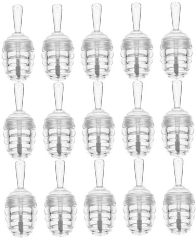 MERRYHAPY Lot De 15 Tubes De Brillant à Lèvres Hexagonaux Miniatures 15 Ml En Plastique Transparent Diy Pour Cosmétiques Voyage Et Maquillage Quotidien