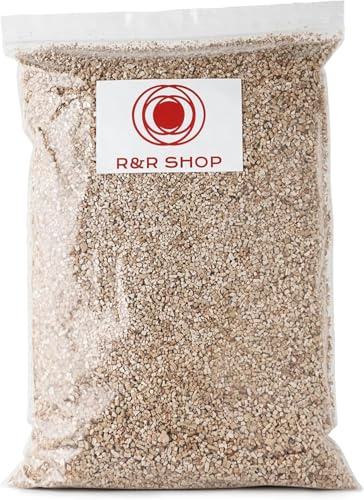 R&R SHOP – Fin expanderad vermikulit, neutral PH idealisk för grobarhet, tillväxt av växter, svamp och terraridjur (20 L)