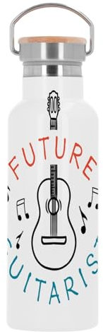 Bouteille Inox Gourde Thermo Isotherme - Future Guitarist Music Artist - 500 ml (17 oz)