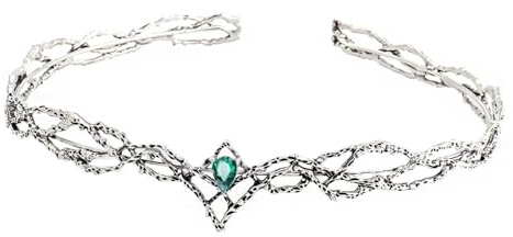 HUAJINGKEJI Mode Elfen König Kronen mit stilvollen Diamanten Einstellbare Größe Elegante Designs für Partys und Hochzeiten Dekoration