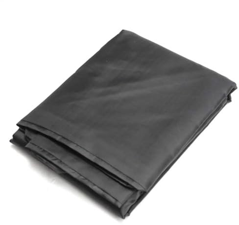 Wasserdichte quadratische Sandkastenabdeckung, 140 x 110 cm, schwarzes Oxford-Gewebe, Kordelzug, Staubschutz für Garten, Sandkasten-Schutz