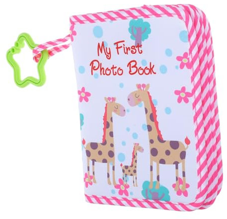 GLSTOY Stoffalbum Für Fotos Aus Stoffalbum Für Kleinkinder Babyalbum Mit Schreibseiten Geschenk Für Junge Mädchen