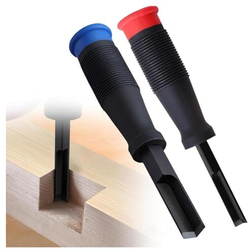 Lbvzxkad 2 Ciseaux D'Angle, Ciseau à Mortaise Carré à 90°, Outil de Ciseau à Bois D'Angle à Évidement de Charnière pour Couper une Porte à Mortaise Carrée